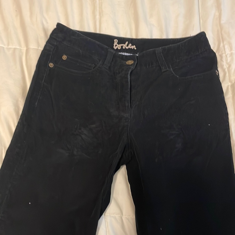 Boden boot cut black cords. Size 4r
